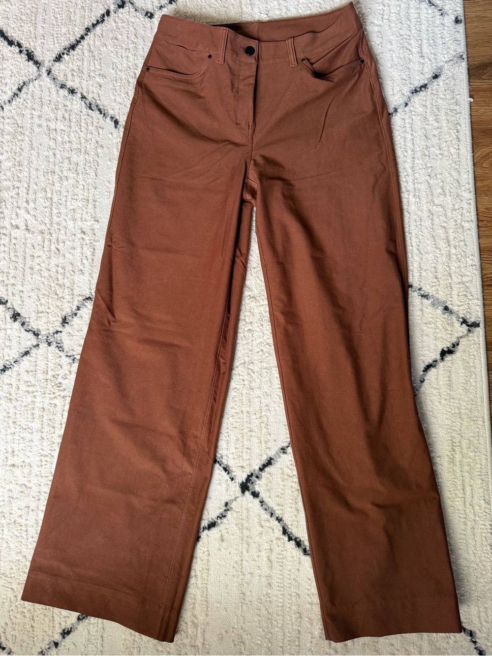 Lululemon athletica Wide-Leg Trousers in Rust
